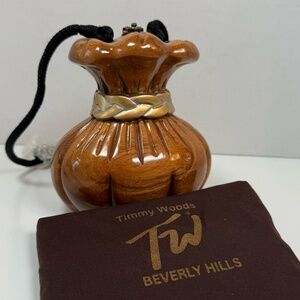 Timmy Woods | Acacia Wood Signed Crossbody Purse